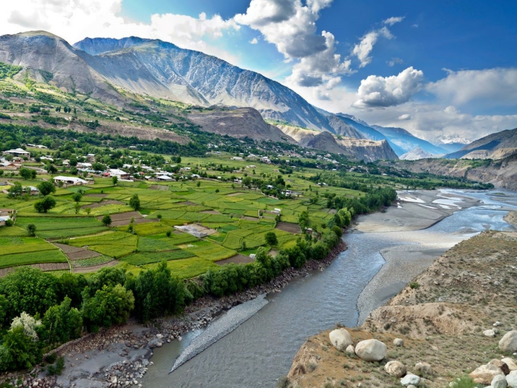 a valley in the chitral region