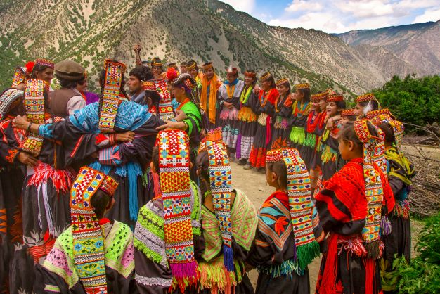 kalash valley culture community dancing