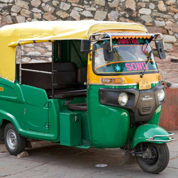 golden triangle tour from delhi rickshaw