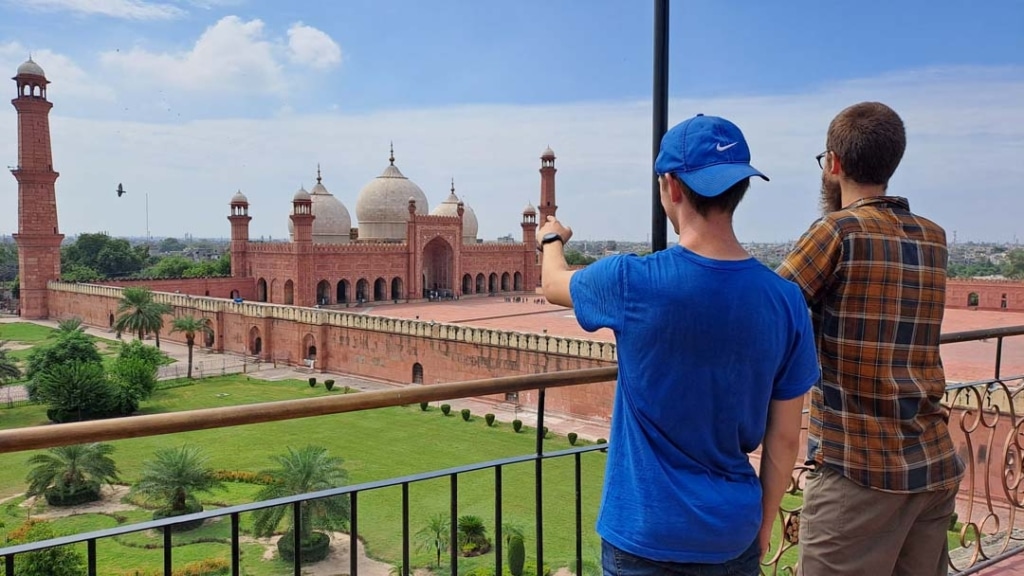 Lahore Fort Park Top View