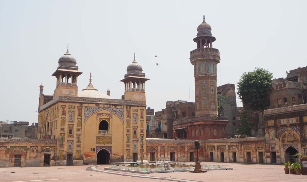 Wazir Khan Mosque in the Lahore Fort Park