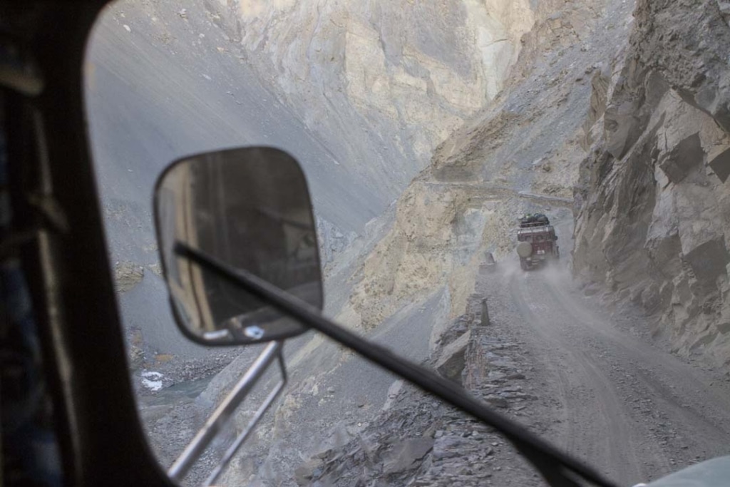 Shimshal Valley Road from Jeep