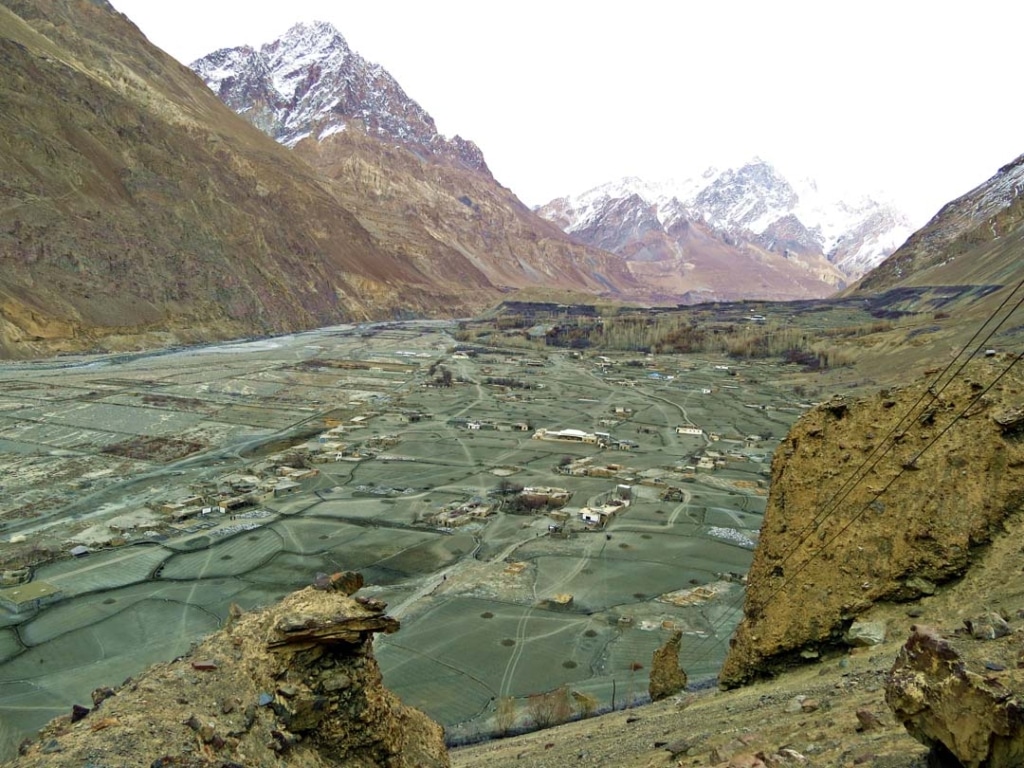 Shimshal Valley Village View