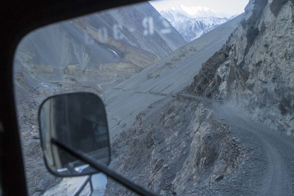 Shimshal Valley Road from Jeep