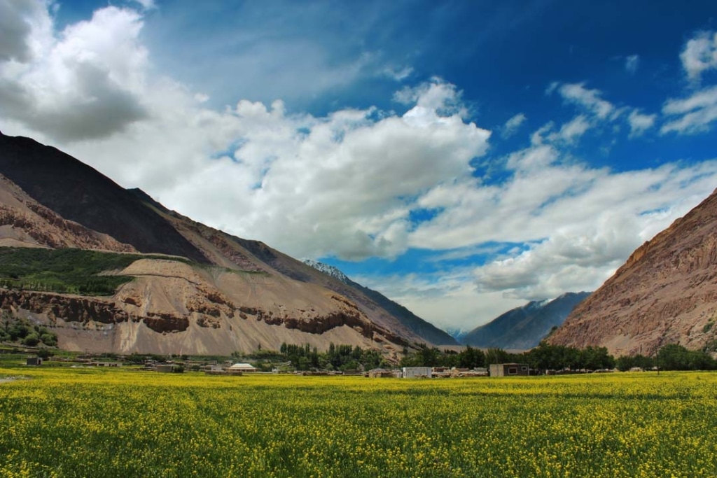 Shimshal Valley Village Field